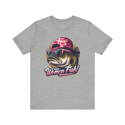 Reel Women Fish - Bass Attitude - T-Shirt