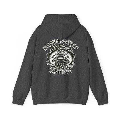 Salmon Slayers - Twin Salmon Logo - Classic Hoodie