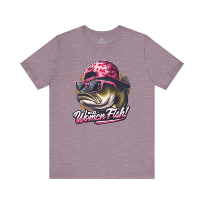 Reel Women Fish - Bass Attitude - T-Shirt