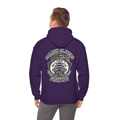 Salmon Slayers - Twin Salmon Logo - Classic Hoodie