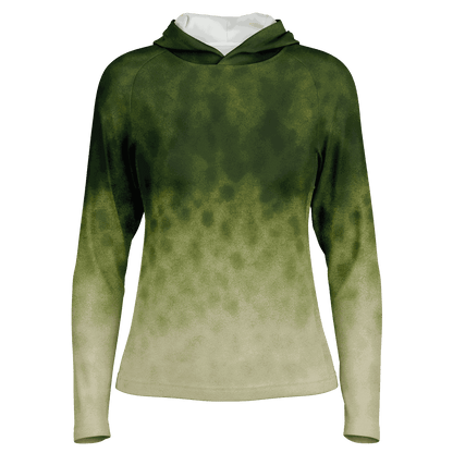 Women's Largemouth Bass Hooded Sun Protection Shirt