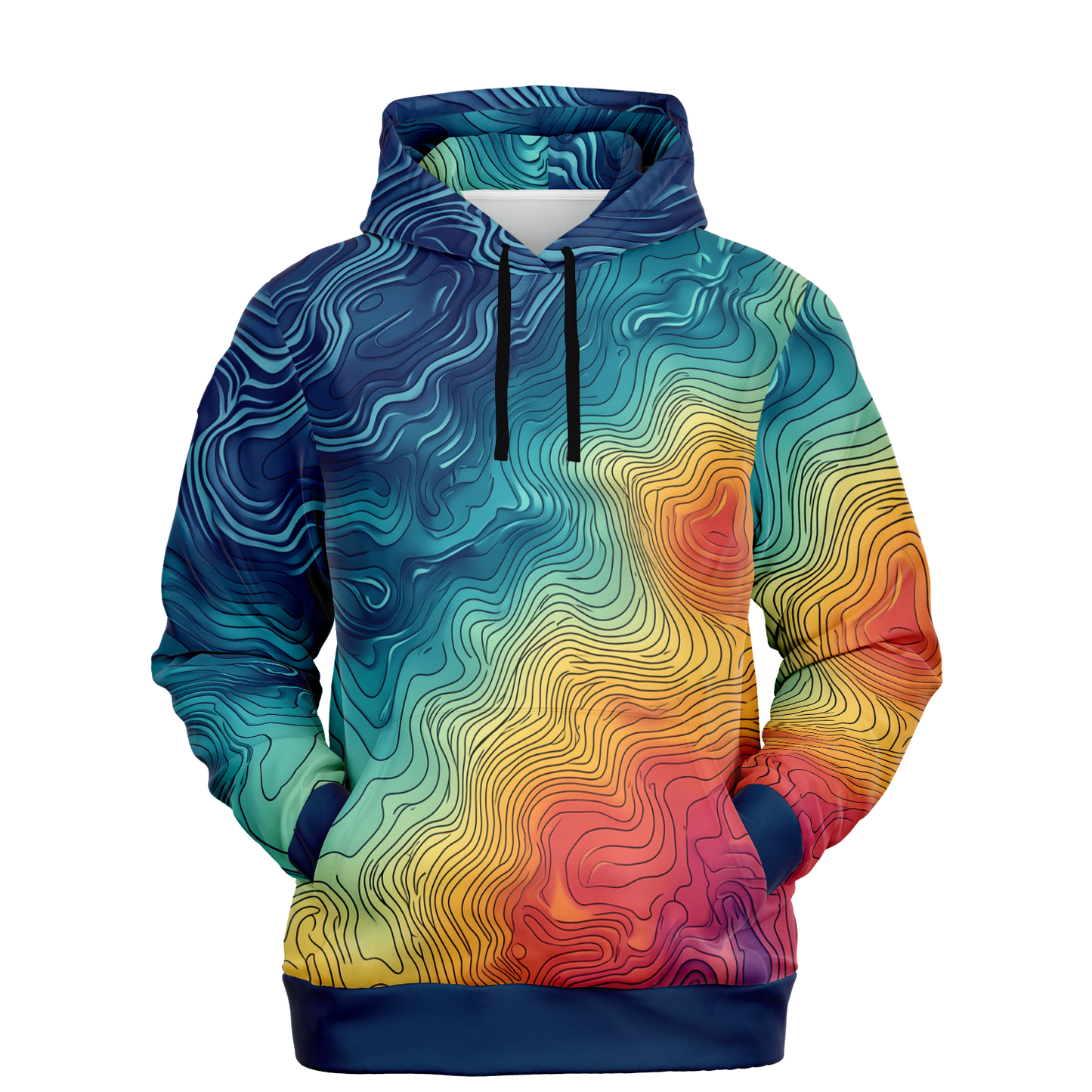 Angry Walleye - Depth Explorer Pull Over Hoodie