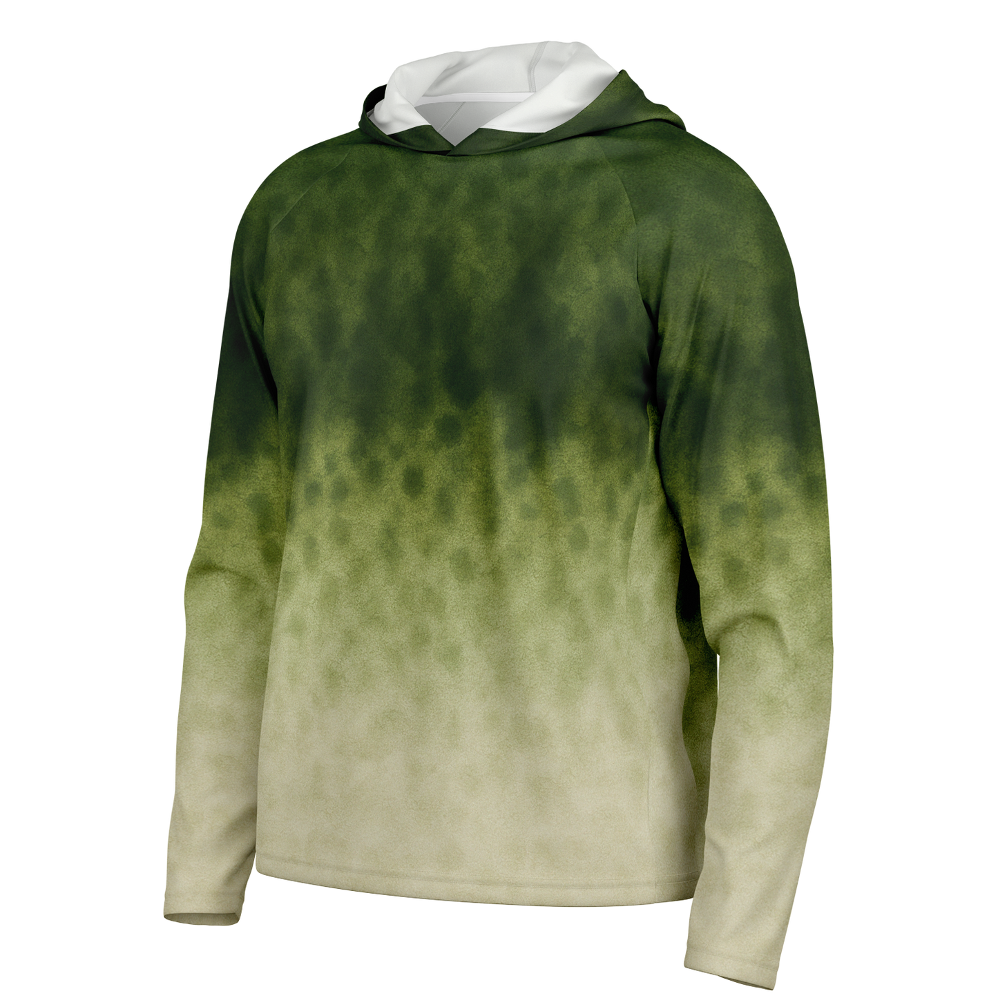 Men's Largemouth Bass Hooded Sun Protection Shirt