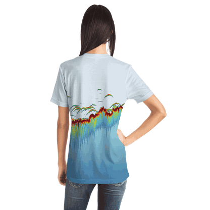 Sonar Scan Lt Blue Premium T-shirt