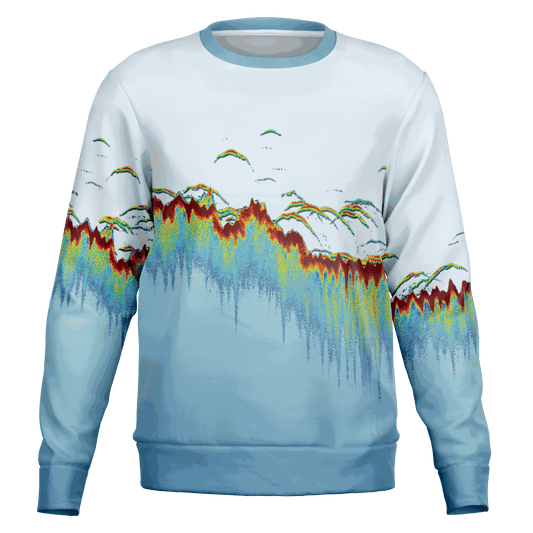 Sonar Scan Lt Blue Premium Sweatshirt