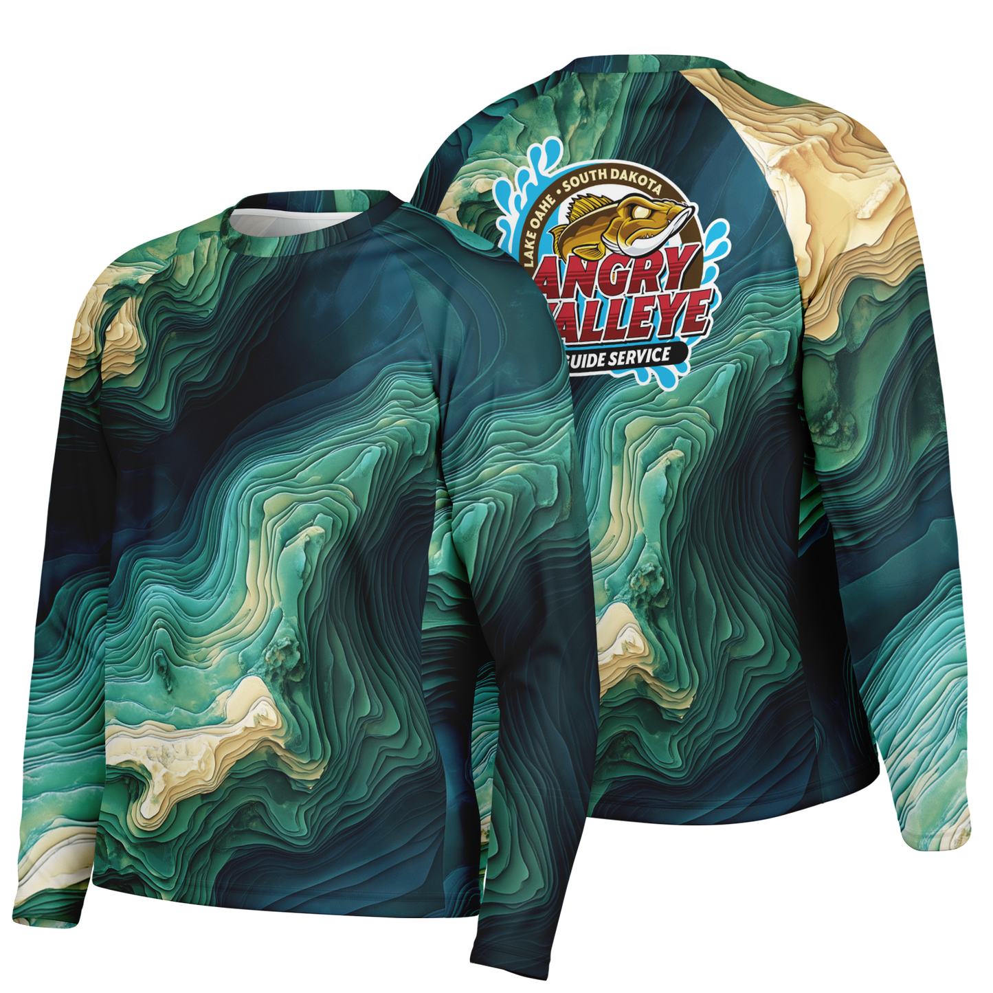 Angry Walleye - Men's 3D Contour Sun Protection