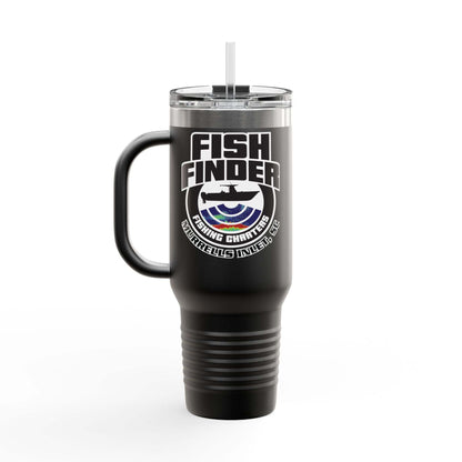 Fish Finder Fishing Charters Insulated Travel Mug - 40oz - USA