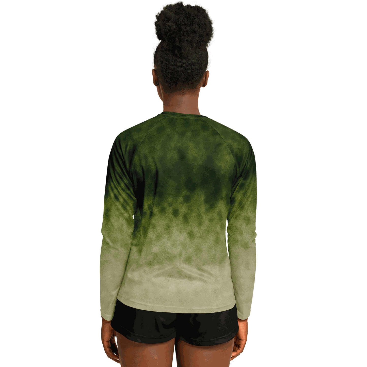 Women's Largemouth Bass Crew Neck Sun Protection Shirt