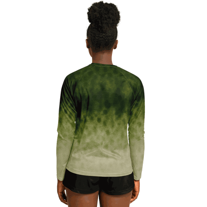 Women's Largemouth Bass Crew Neck Sun Protection Shirt