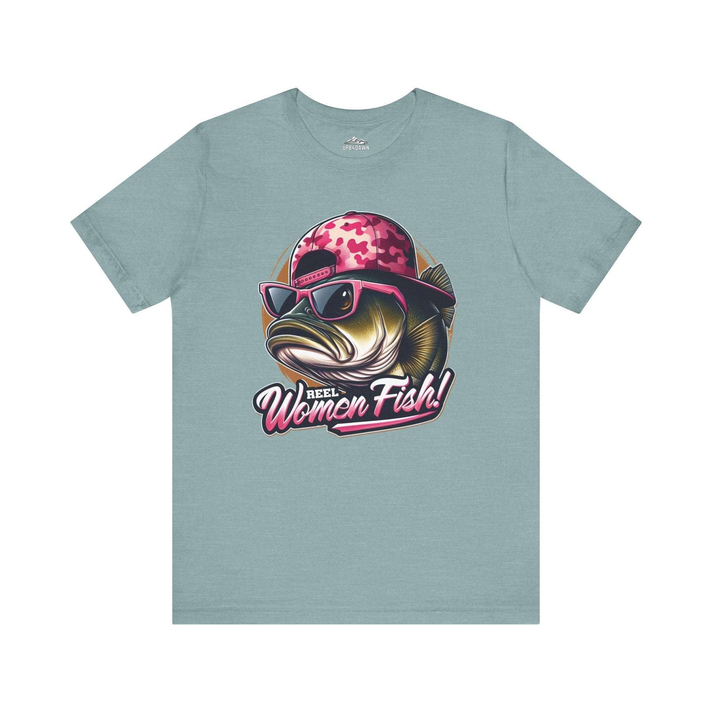 Reel Women Fish - Bass Attitude - T-Shirt