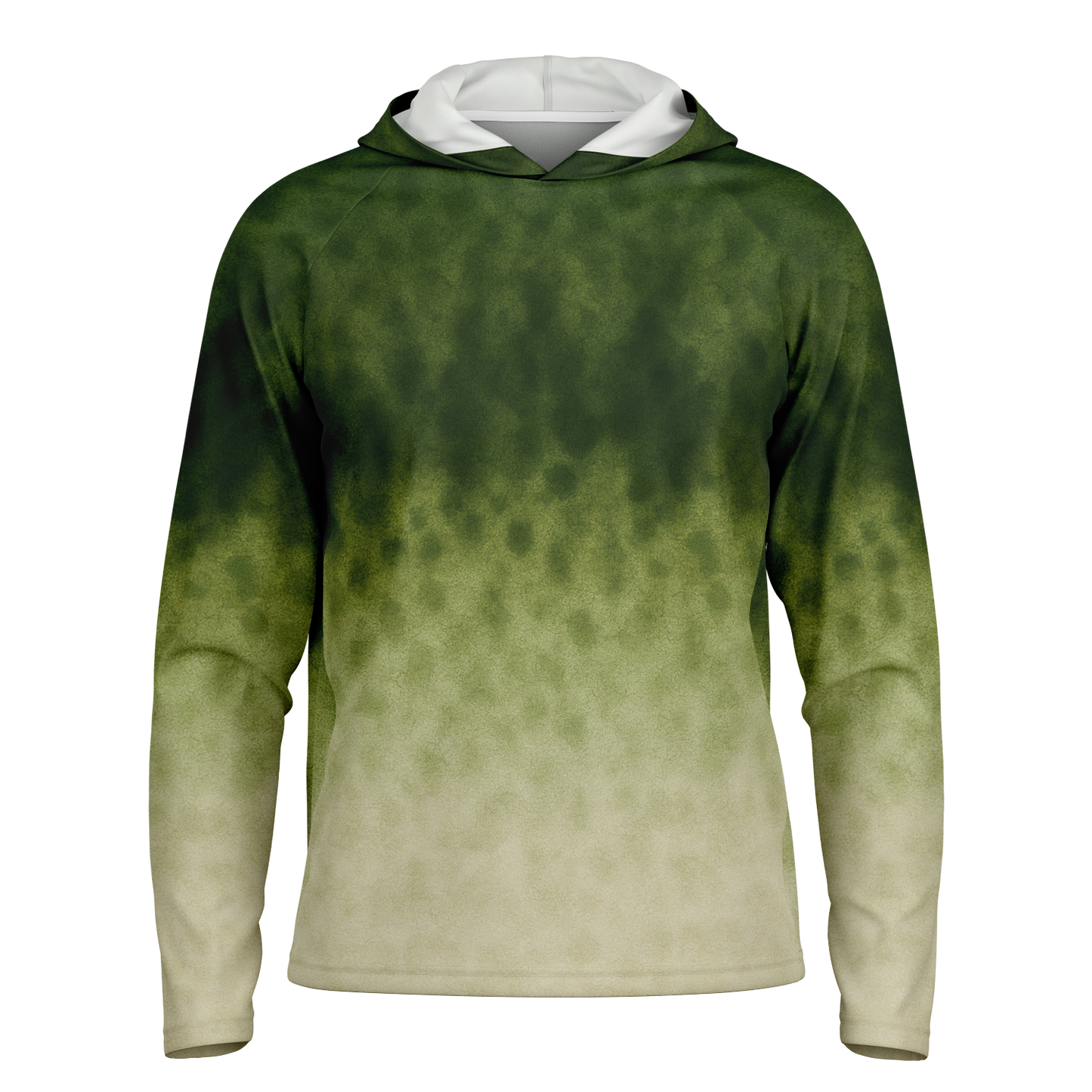 Men's Largemouth Bass Hooded Sun Protection Shirt