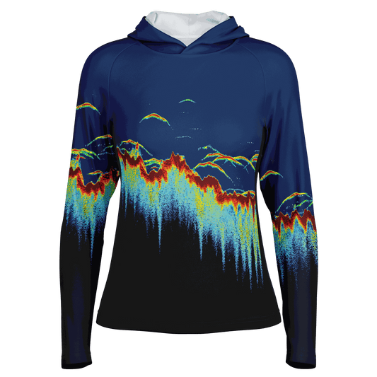 Women's Sonar Scan Hooded Sun Protection Shirt