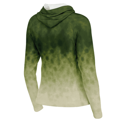 Women's Largemouth Bass Hooded Sun Protection Shirt
