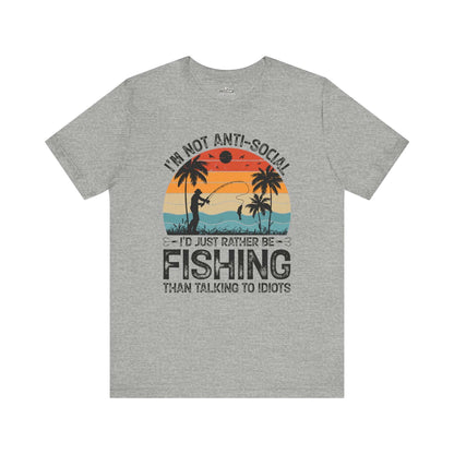 Selective Socializing, Fishing Edition T-Shirt