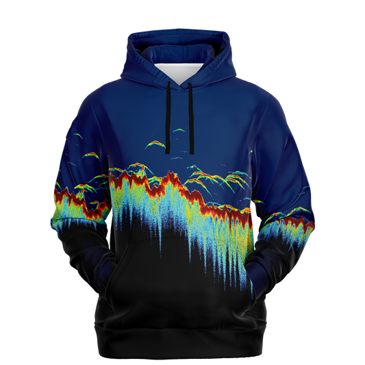 Angry Walleye - Sonar Scan Hoodie