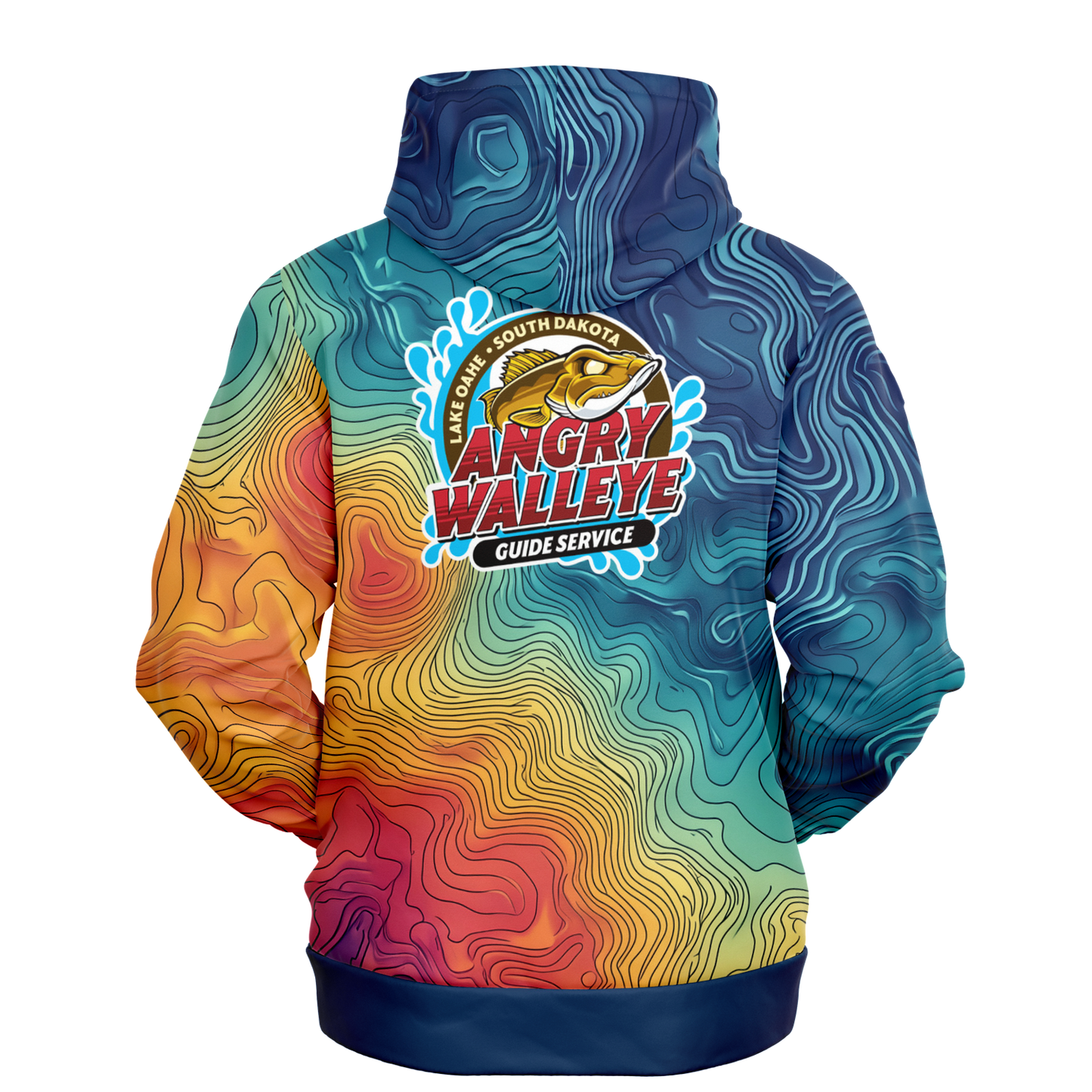 Angry Walleye - Depth Explorer Pull Over Hoodie