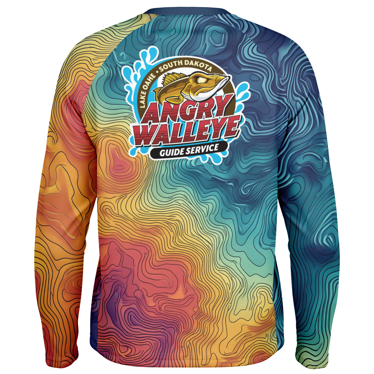 Angry Walleye - Men's Depth Explorer Sun Protection