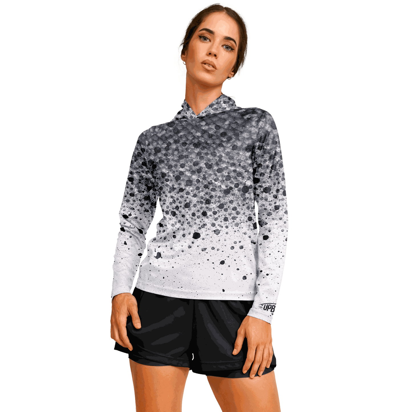 Women's Chinook Salmon Hooded Sun Protection Shirt