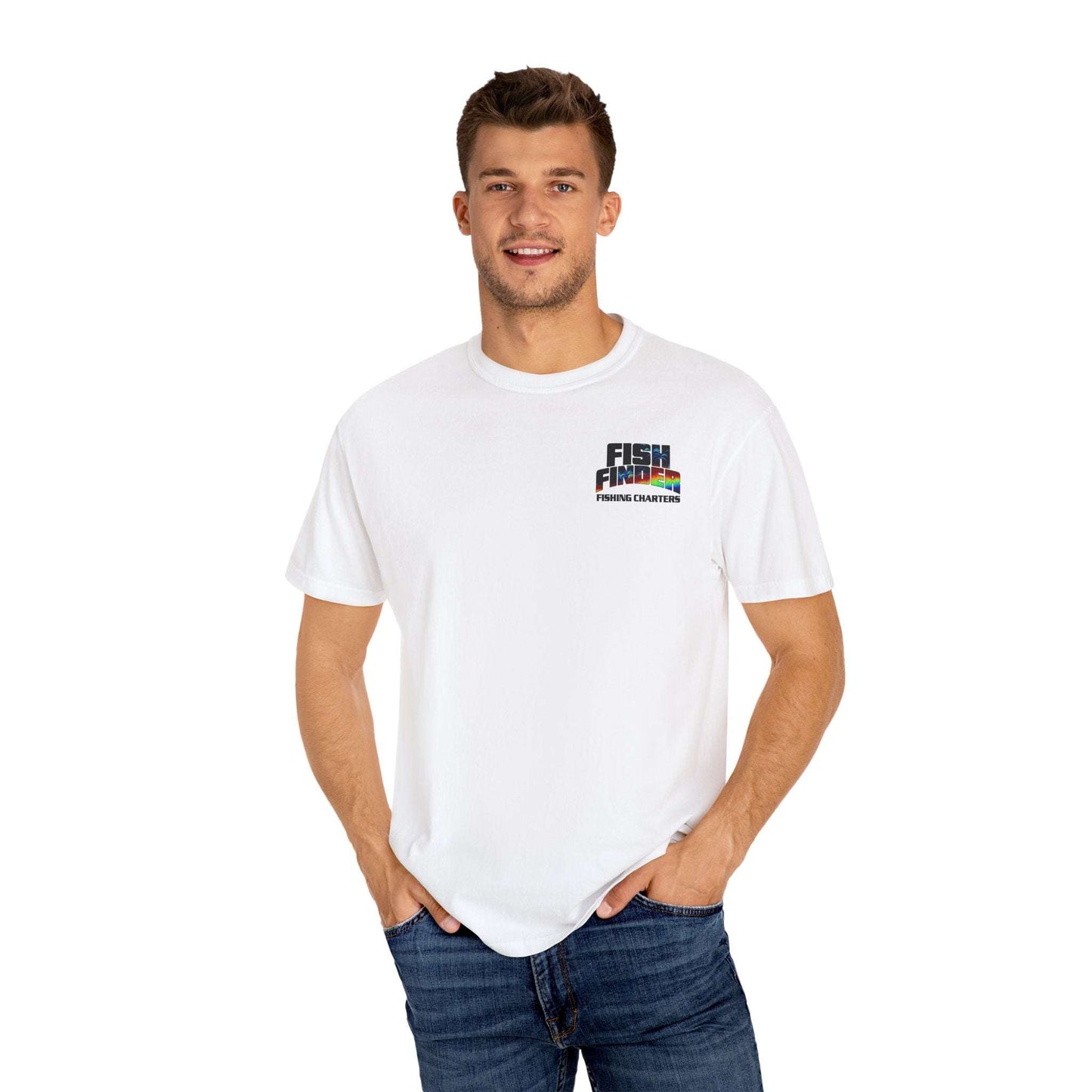 Fish Finder Fishing Charters Logo Classic T-Shirt - USA