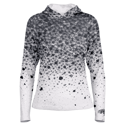 Women's Chinook Salmon Hooded Sun Protection Shirt