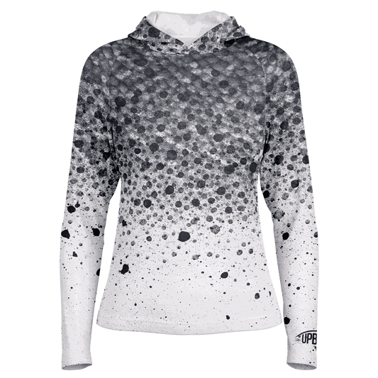 Women's Chinook Salmon Hooded Sun Protection Shirt