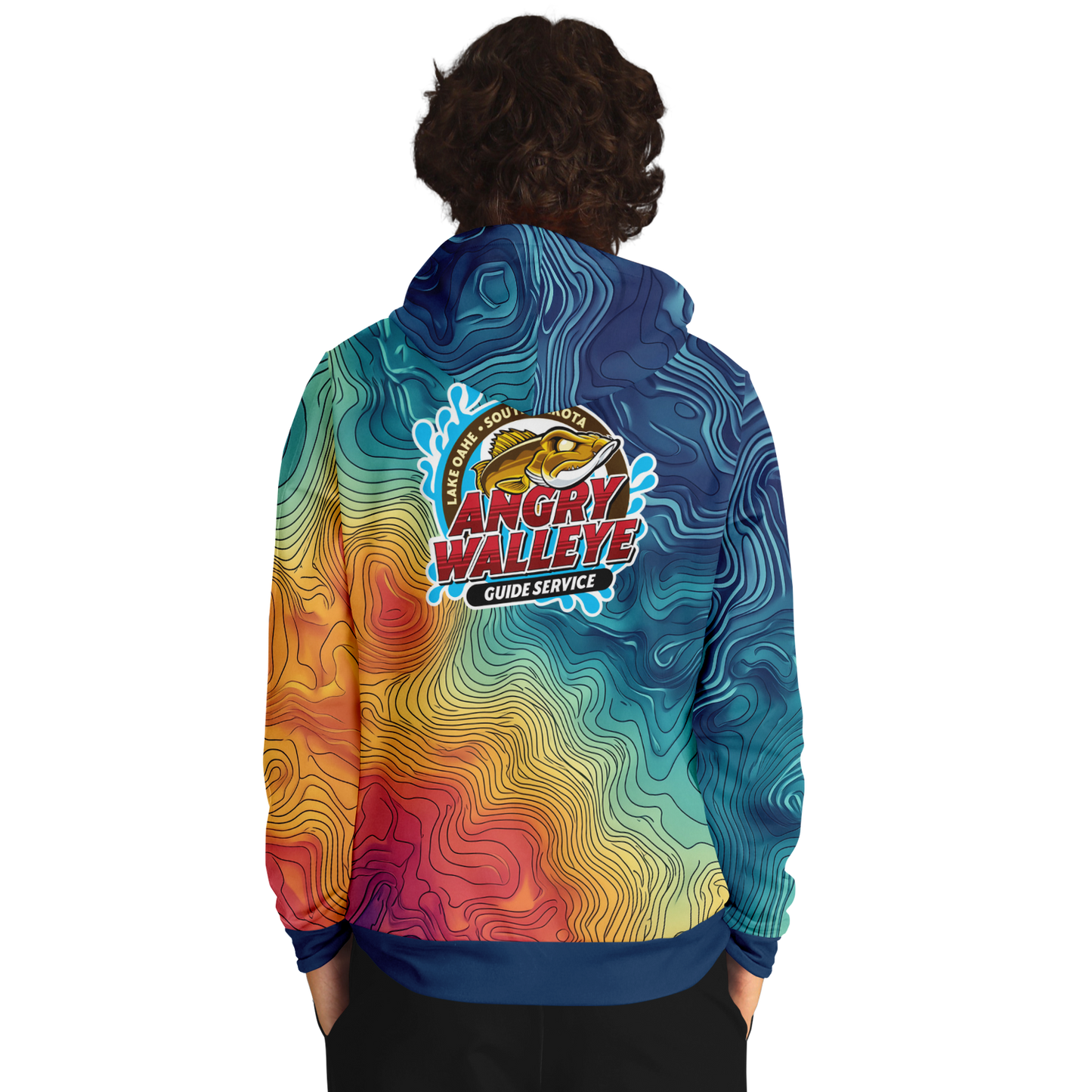 Angry Walleye - Depth Explorer Pull Over Hoodie