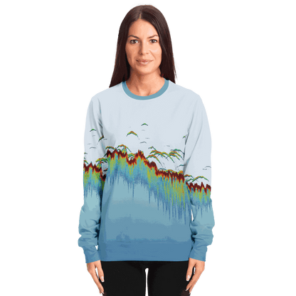 Sonar Scan Lt Blue Premium Sweatshirt