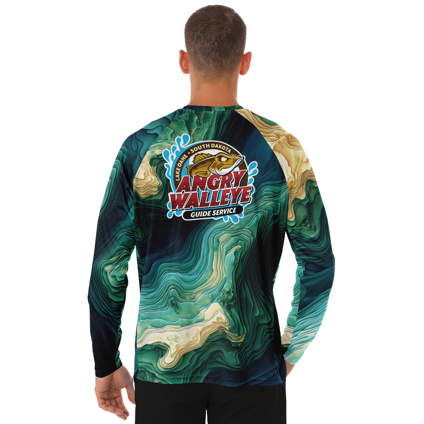Angry Walleye - Men's 3D Contour Sun Protection