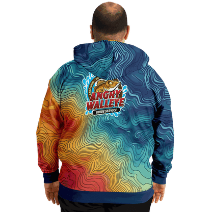 Angry Walleye - Depth Explorer - Plus-size Hoodie