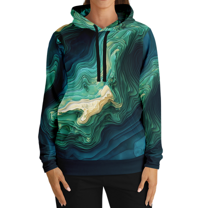 Angry Walleye - Contours 3D Hoodie