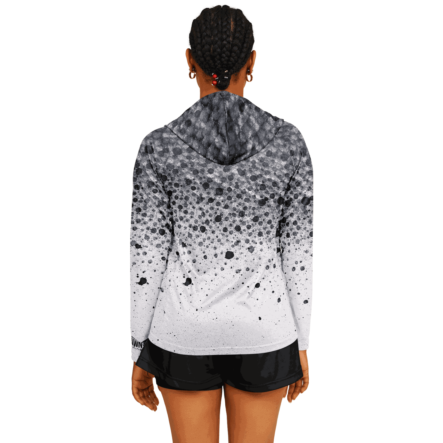 Women's Chinook Salmon Hooded Sun Protection Shirt