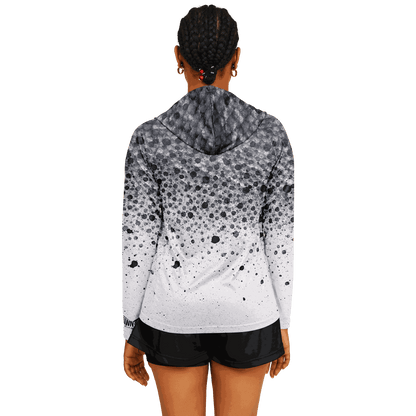Women's Chinook Salmon Hooded Sun Protection Shirt