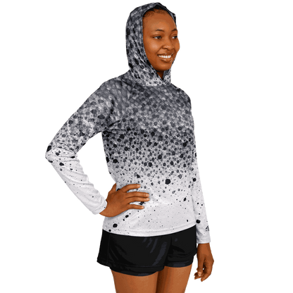 Women's Chinook Salmon Hooded Sun Protection Shirt