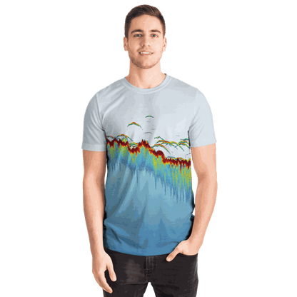 Sonar Scan Lt Blue Premium T-shirt