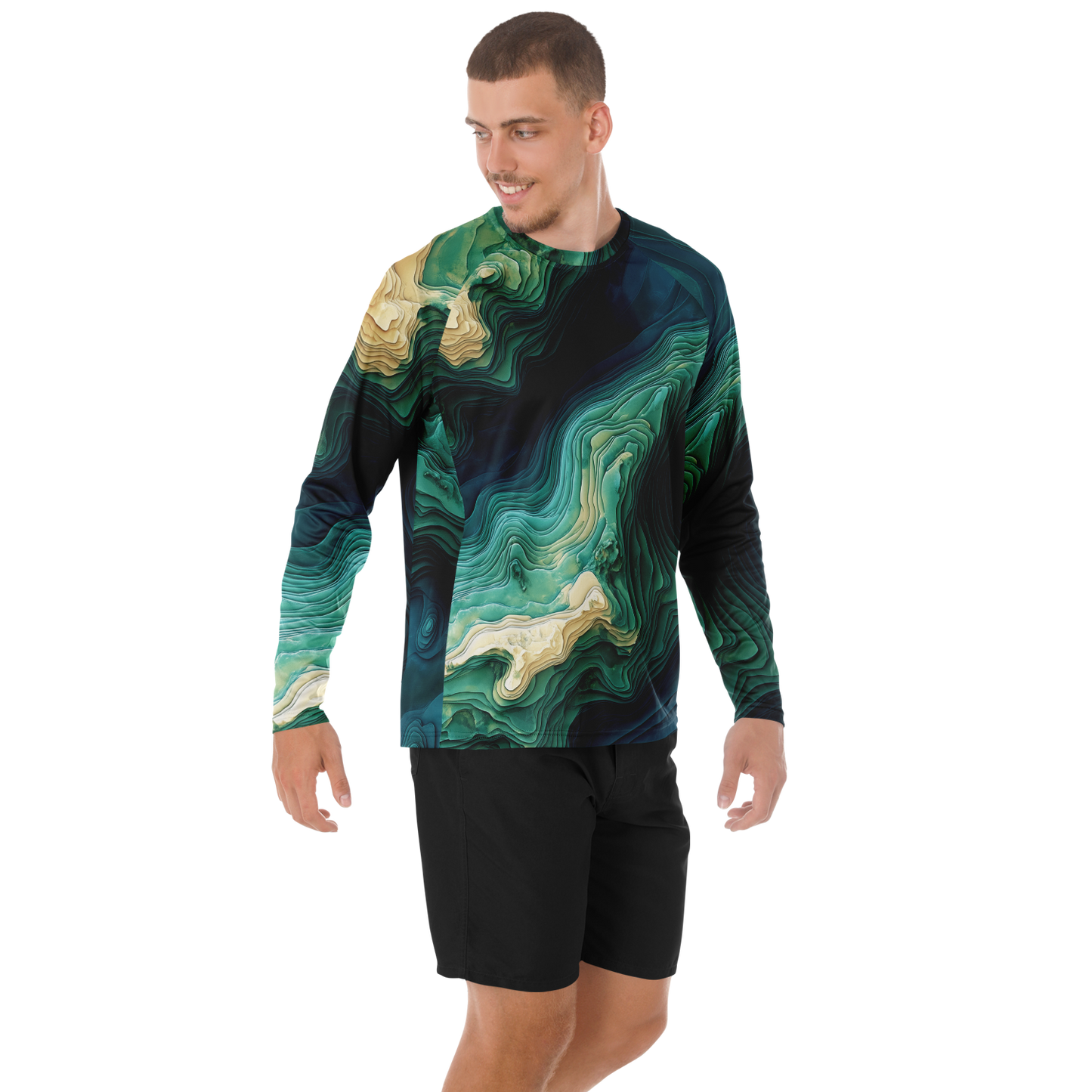 Angry Walleye - Men's 3D Contour Sun Protection