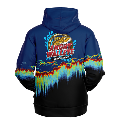 Angry Walleye - Sonar Scan Hoodie