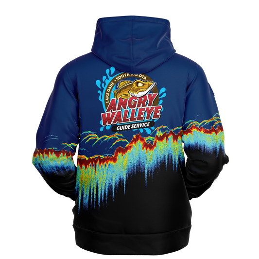 Angry Walleye - Sonar Scan Hoodie