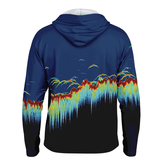 Men's Sonar Scan Hooded Sun Protection Shirt