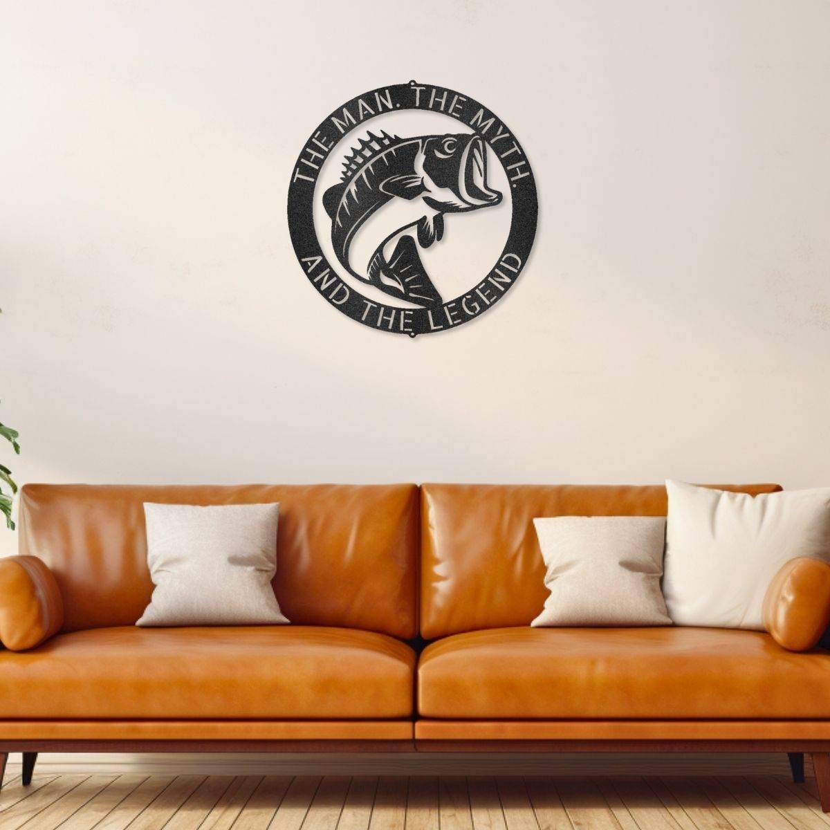 Bass Angler's Customizable Laser-Cut Steel Sign – UPB4DAWN