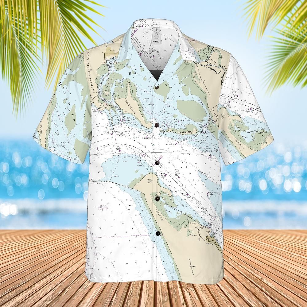 NautiLines Columbia River - Pacific to Warrington - Hawaiian Shirt